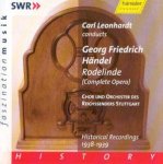 Rodelinde [Historical Recordings 1938-1939] Georg Friedrich Händel [Komponist] Doppel Audio-CD