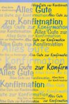 3er Päckchen Faltkarten - Alles Gute zur Konfirmation