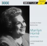 Marilyn Horne »Liederabend 1992« Audio-CD